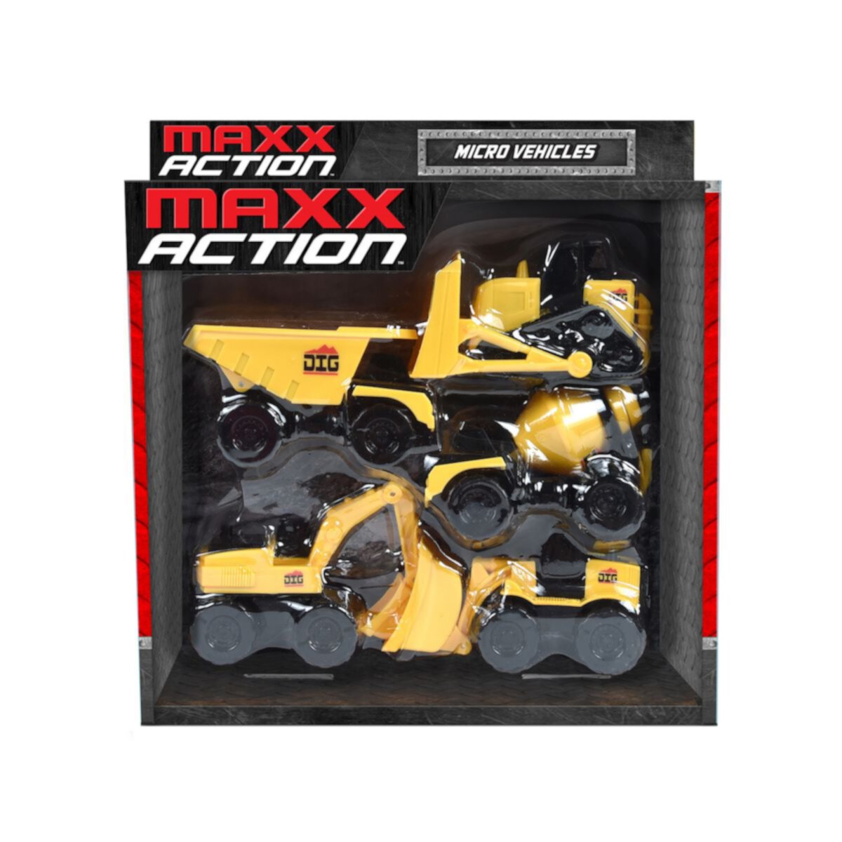 Игровой набор Maxx Action Micro Construction Vehicles Maxx Action