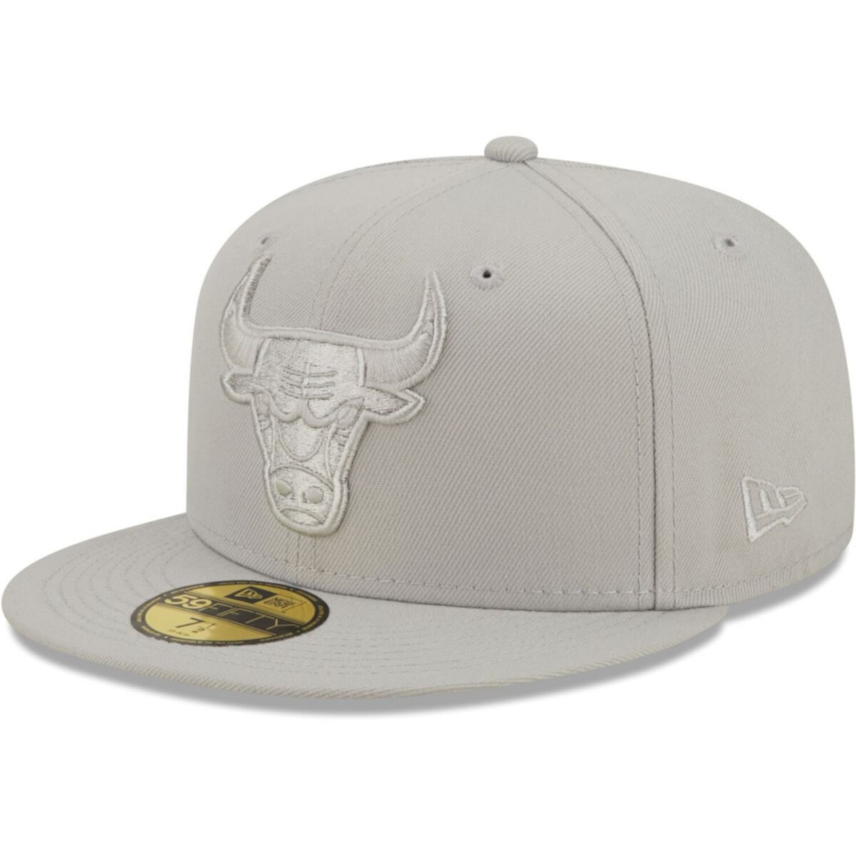 Мужская приталенная шляпа New Era Grey Chicago Bulls Logo Color Pack 59FIFTY New Era