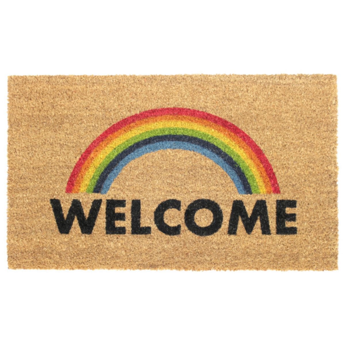 Коврик RugSmith Welcome Rainbow — 18 x 30 дюймов RugSmith