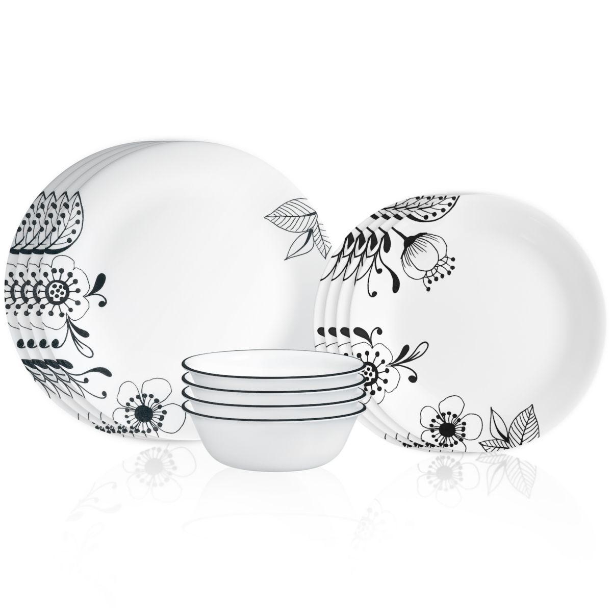 Corelle brown flowers