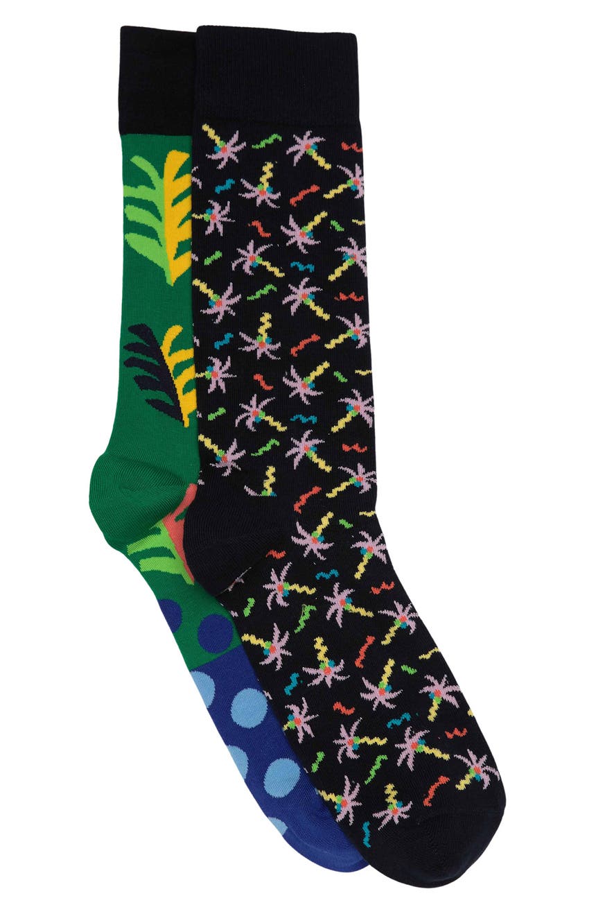 2 пары носков с геометрическим рисунком Happy Socks