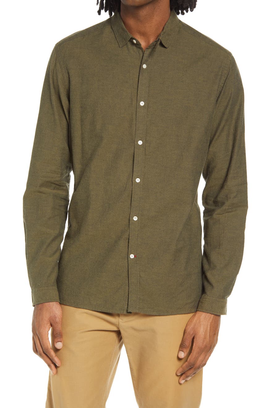 Clerkenwell Tab Stein Button-Up Shirt Oliver Spencer