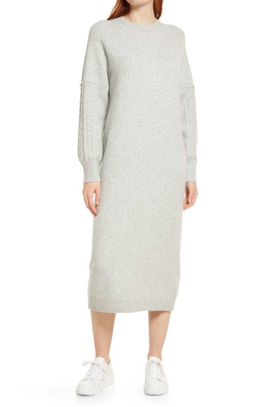 Платье-свитер с длинными рукавами реглан Nordstrom