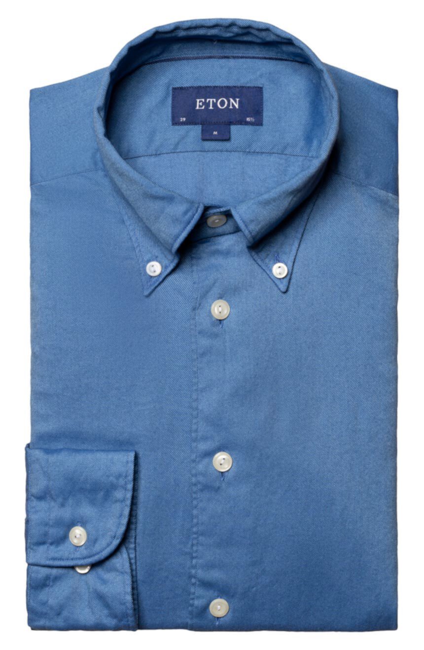 Фланелевая рубашка Slim Fit из хлопка и Tencel<sup>®</sup> Lyocell Eton