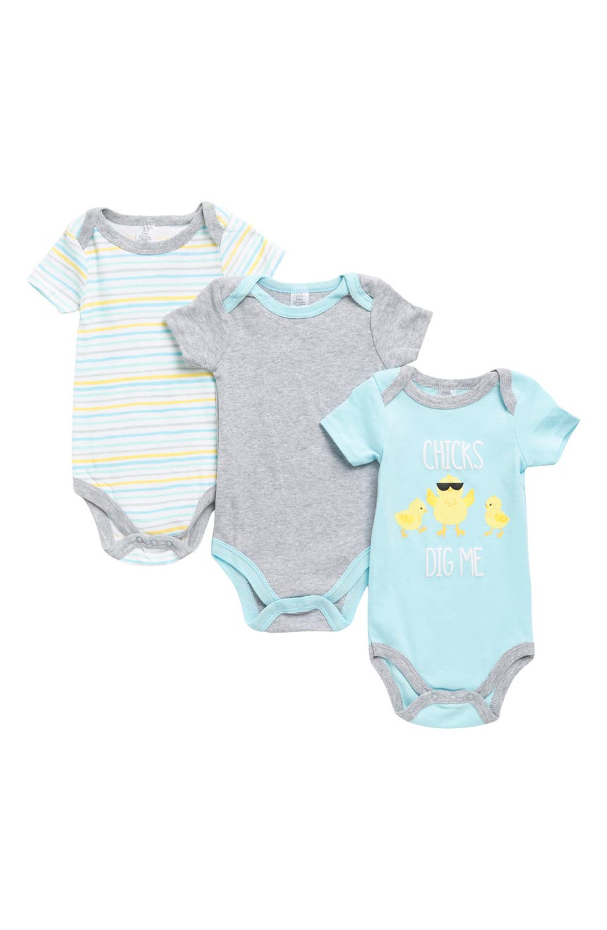 Bodysuits - Pack of 3 Modern Baby