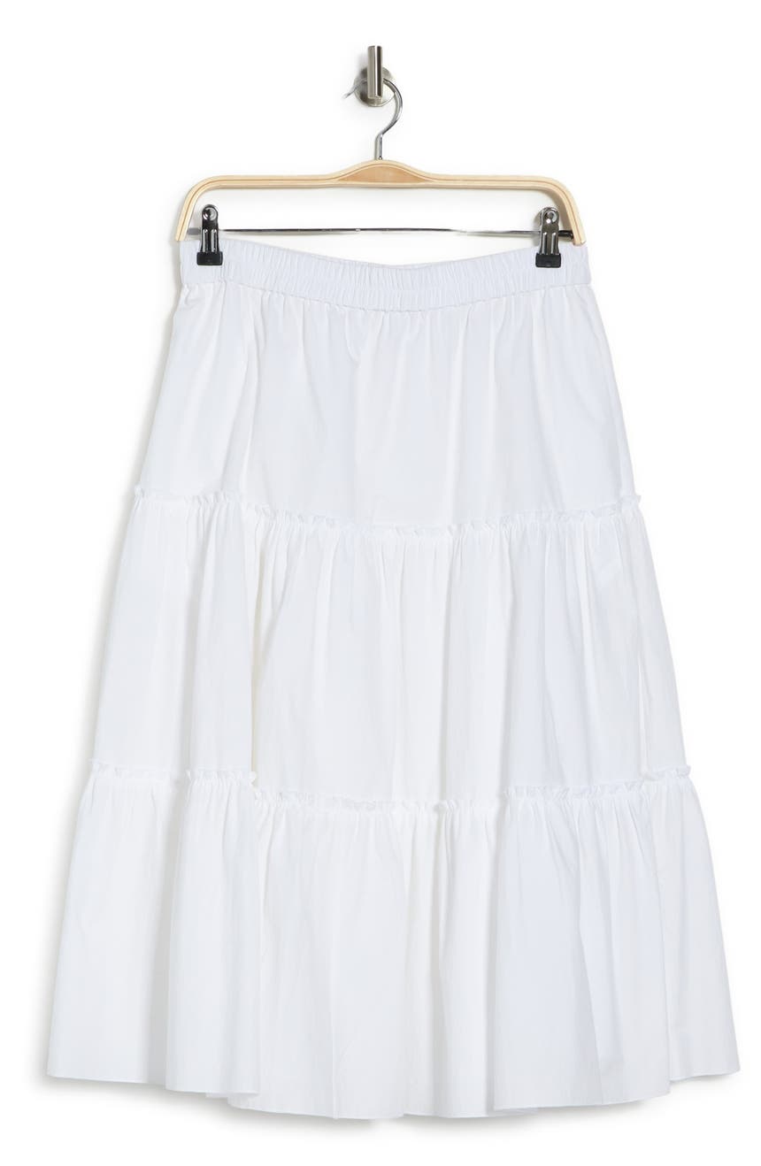 Многоуровневая хлопковая юбка трапециевидной формы Jason Wu