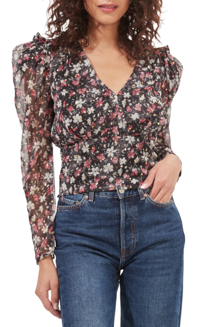 the Label Beverly Floral Top ASTR