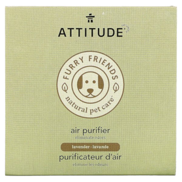 Furry Friends Natural Pet Care, Очиститель воздуха, лаванда, 8 унций (227 г) ATTITUDE