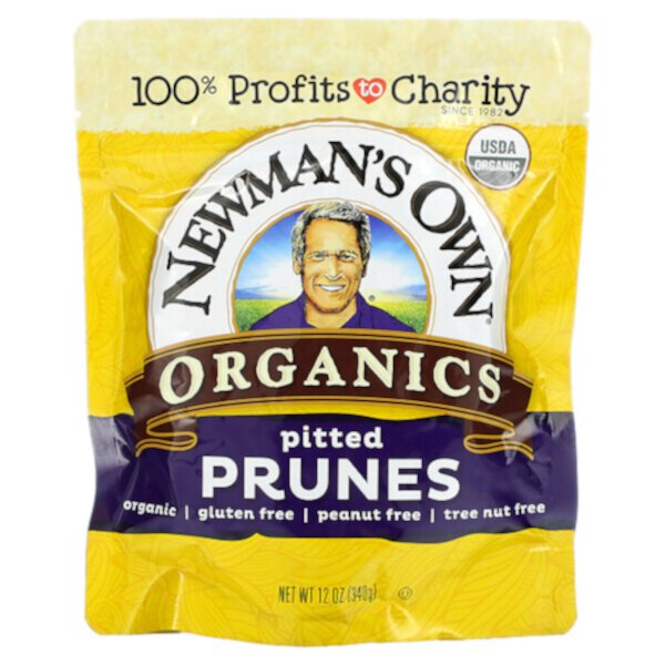 Organics, Чернослив без косточек, 12 унций (340 г) Newman's Own