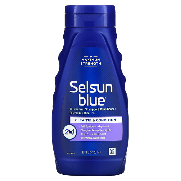 Шампунь и кондиционер против перхоти, 11 жидких унций (325 мл) Selsun Blue