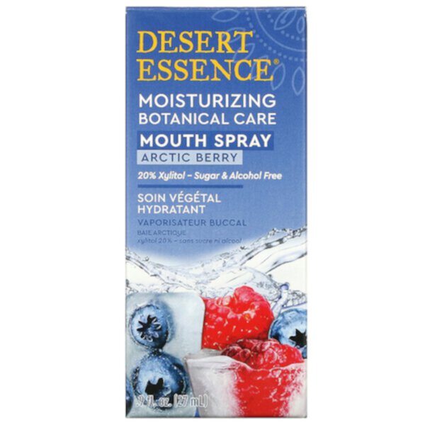 Увлажняющий спрей для ухода за полостью рта, арктическая ягода, 0,9 ж. унц. (27 мл) Desert Essence