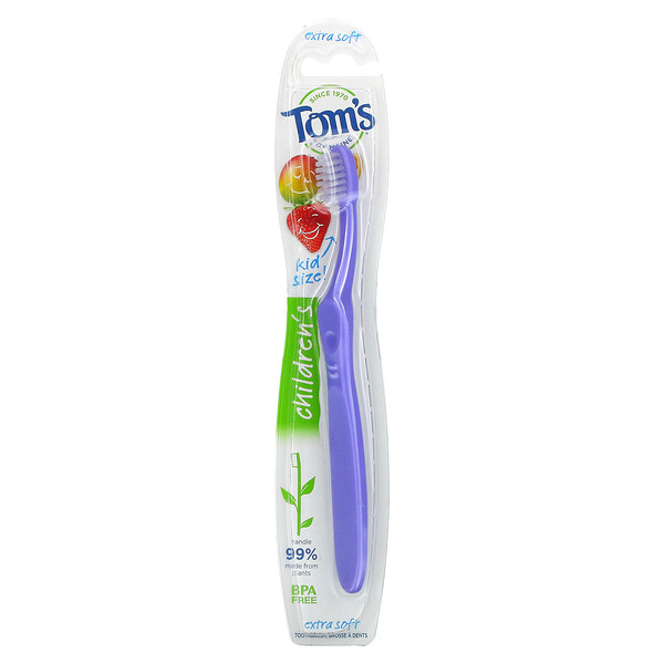 Детская зубная щетка, очень мягкая, 1 зубная щетка Tom's of Maine