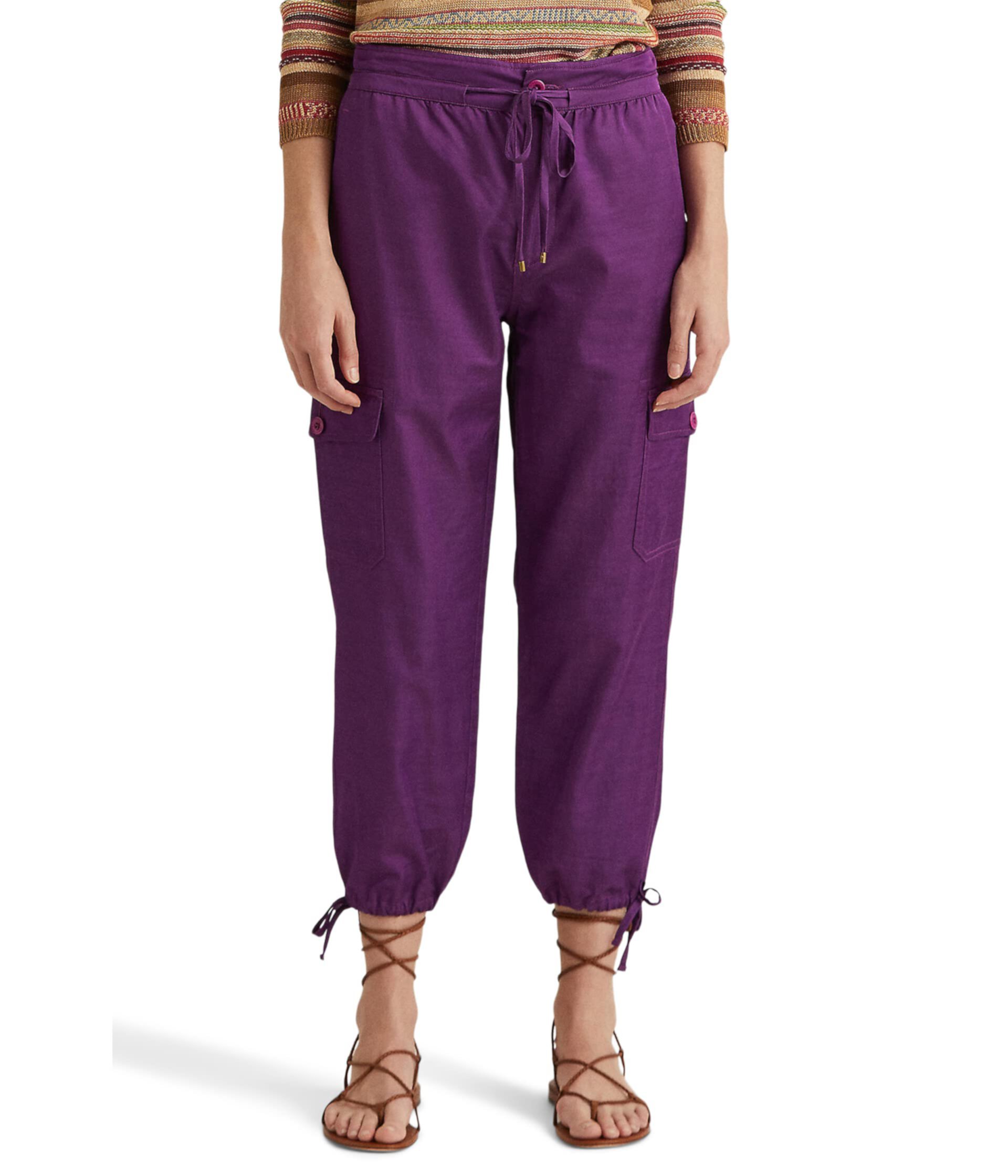 Cropped Cotton-Blend Cargo Pants LAUREN Ralph Lauren