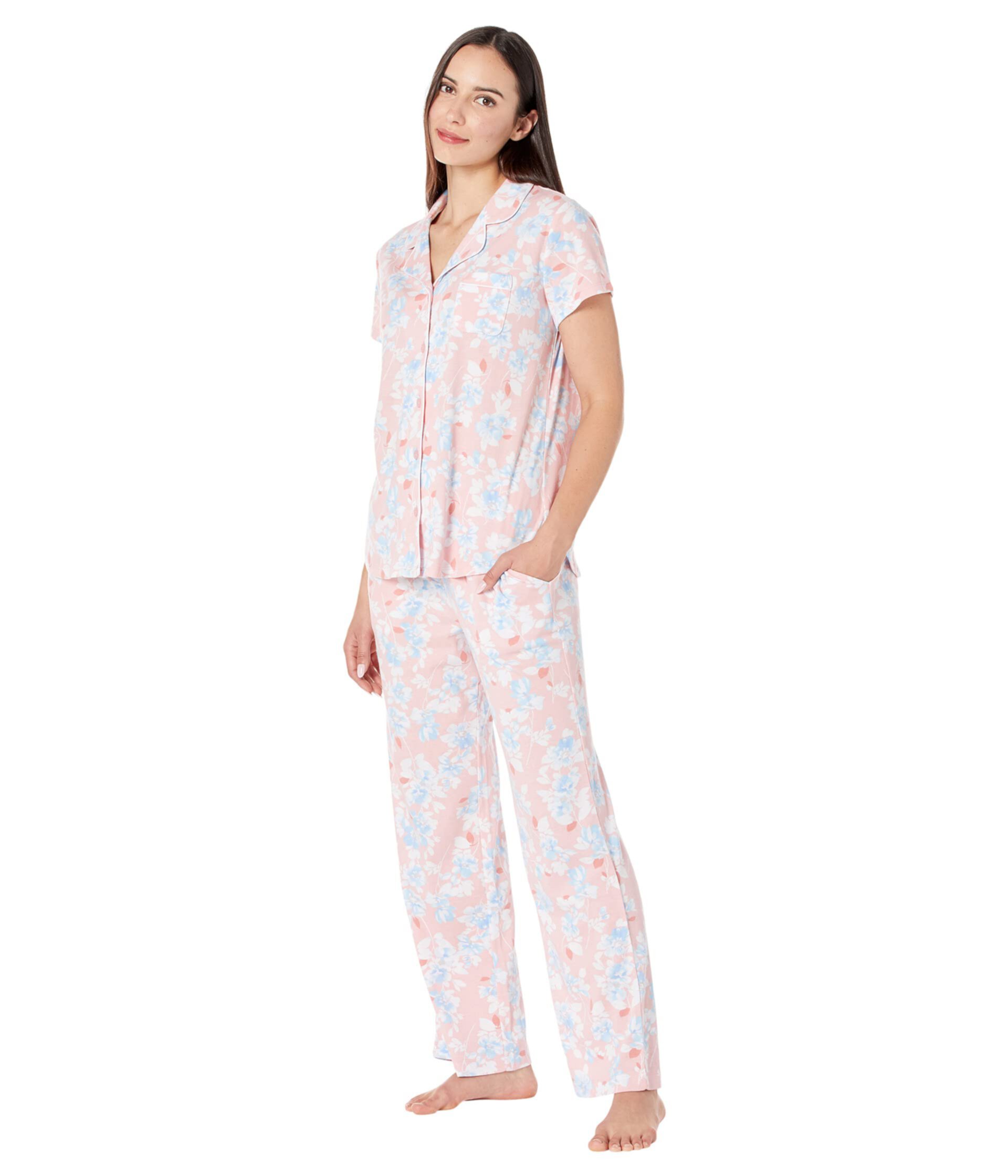 Пижамный комплект Spring Fling Girlfriend с короткими рукавами Karen Neuburger
