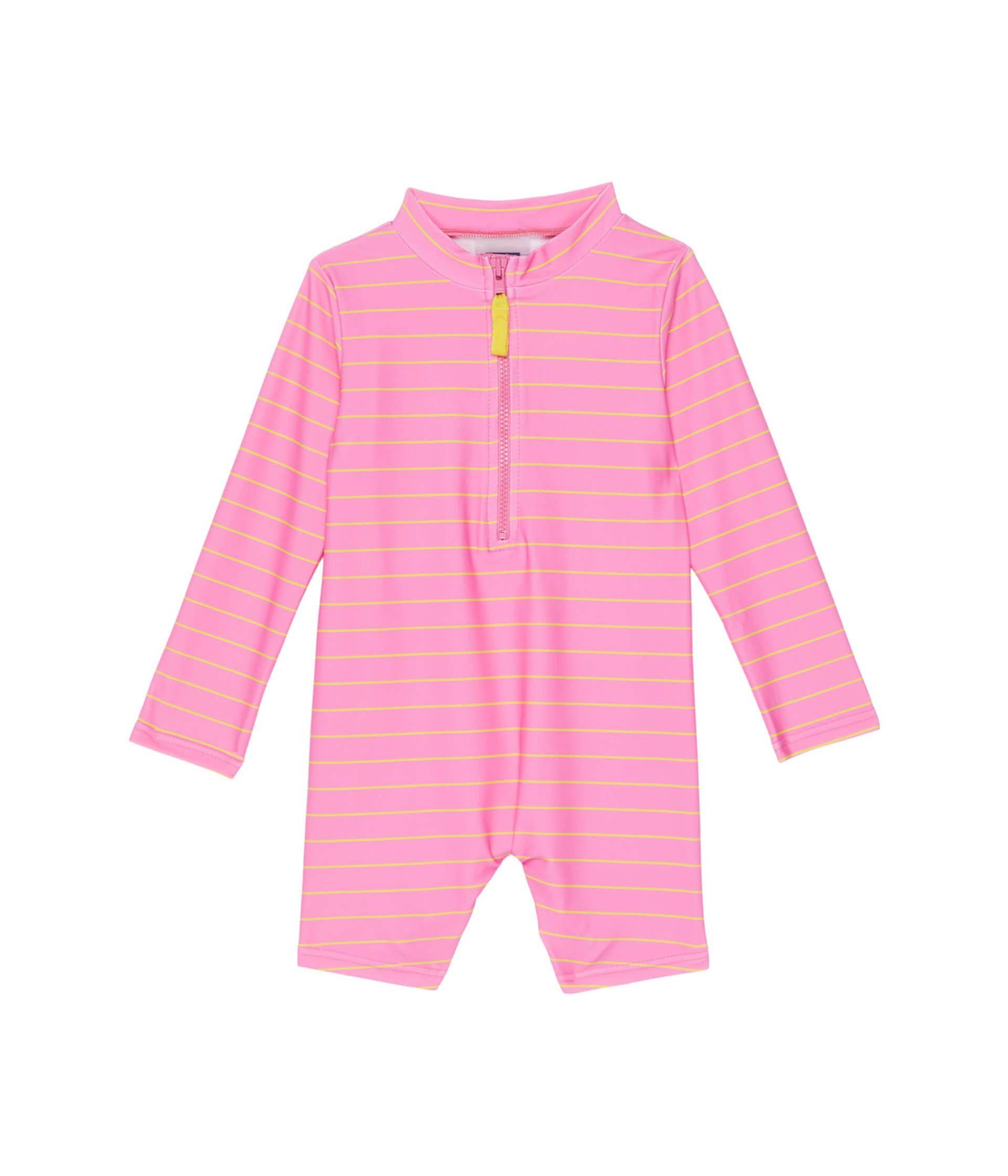 Pretty in Pink Rashguard Sun Suit Upf50+ (для младенцев/малышей) Toobydoo