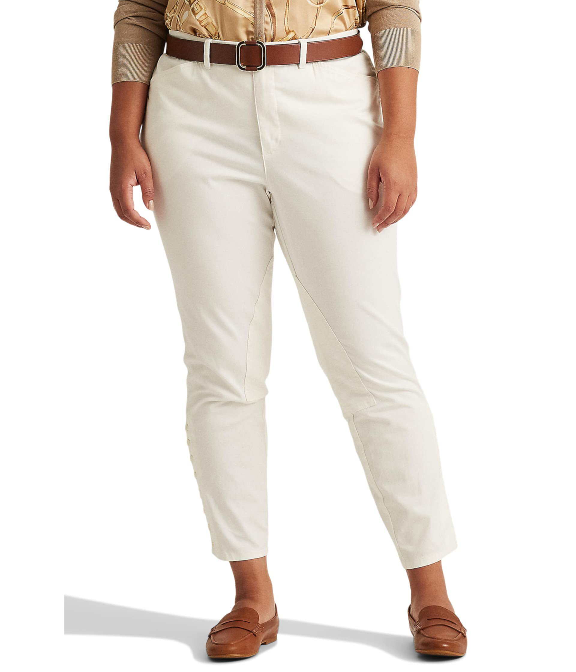 Эластичные брюки чинос до щиколотки больших размеров Ralph Lauren