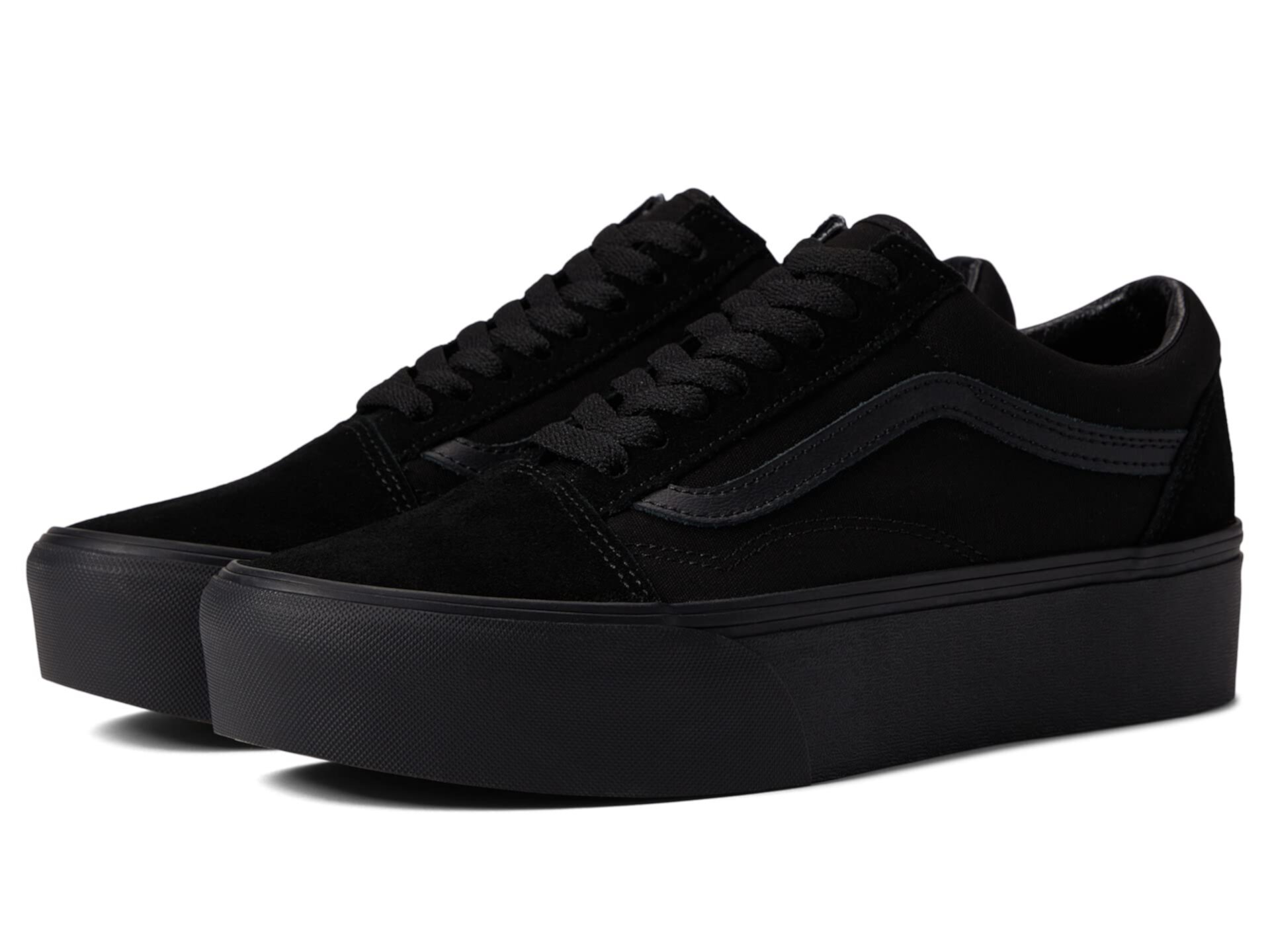 Кеды Vans Old Skool Stackform из замши и канваса с массивной подошвой Vans