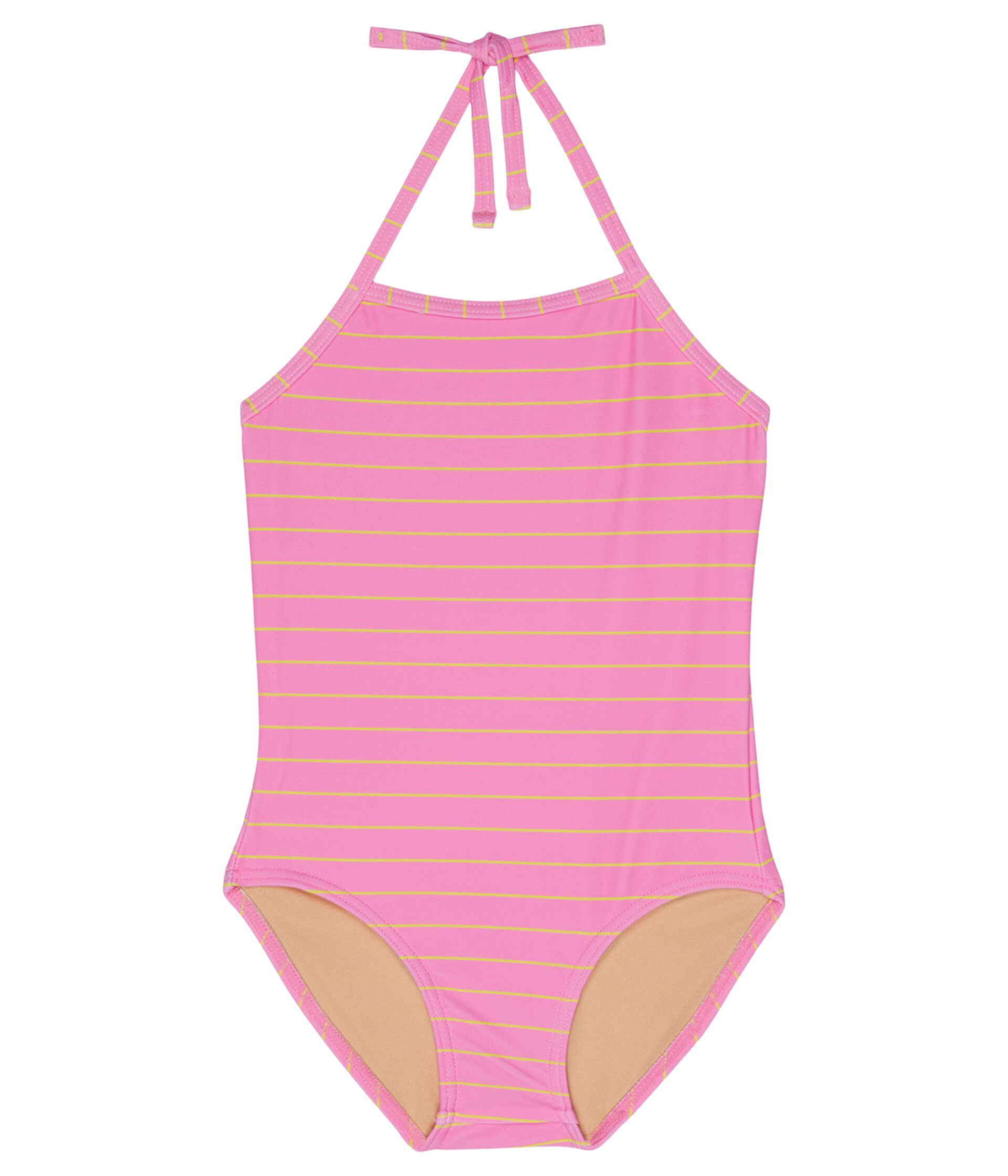 Pretty in Pink One-Piece Swimsuit (Toddler/Little Kids/Big Kids) Toobydoo