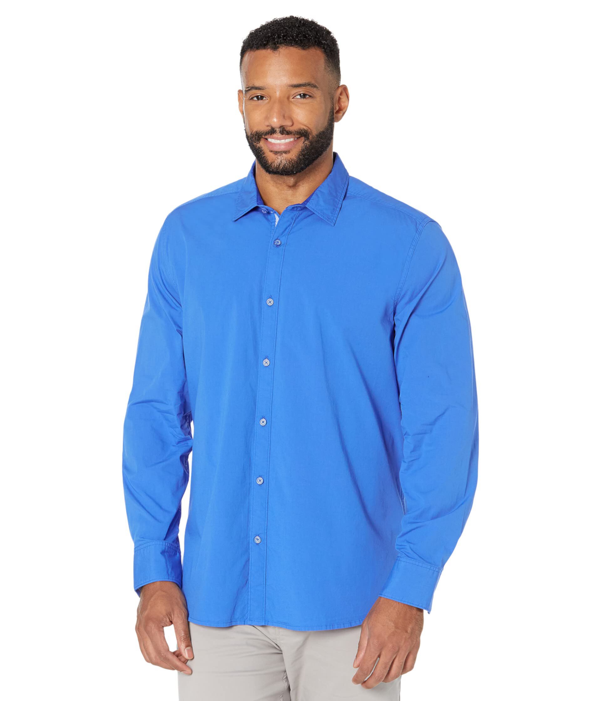 Рубашка Robert Graham Seaworthy из 95% хлопка с длинными рукавами, воротником и кнопками Robert Graham