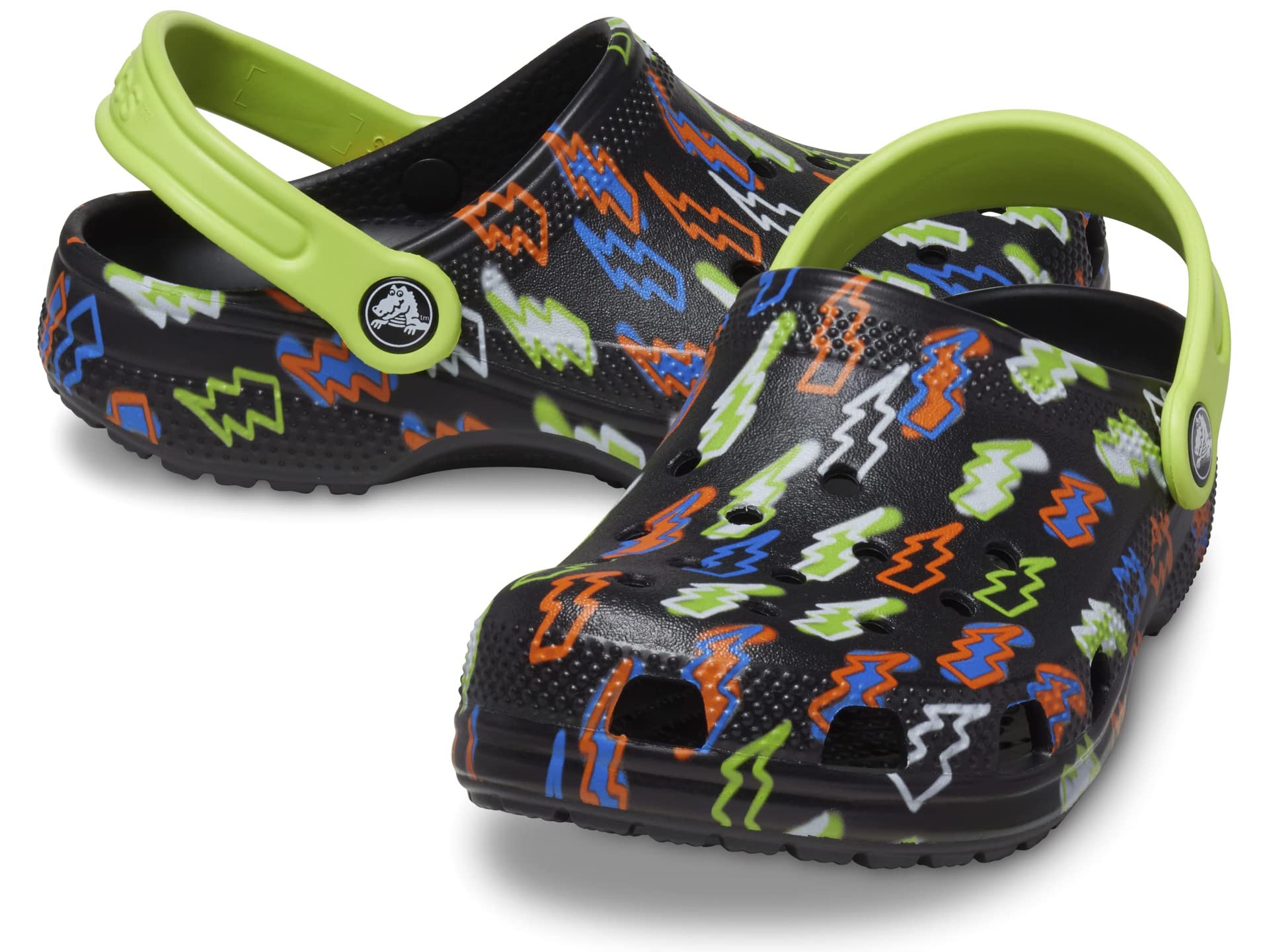 Classic Clogs with Patterns and Graphics (Toddler) Crocs