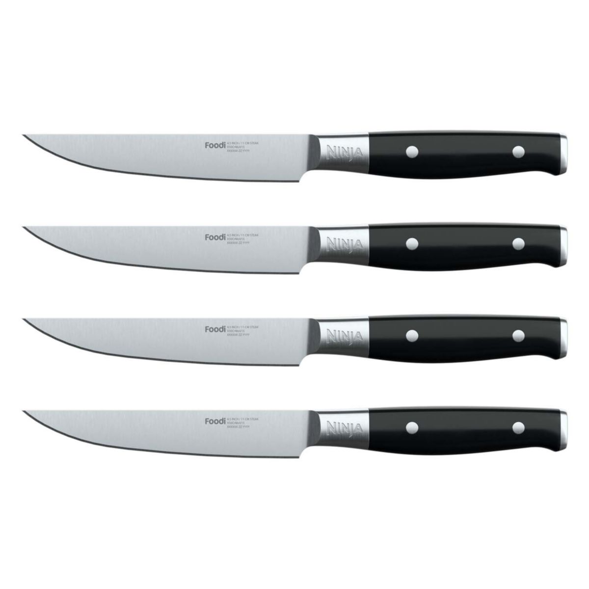 Система Ninja™ Foodi™ NeverDull™ Немецкая нержавеющая сталь премиум-класса, 4 шт. Набор ножей для стейка Ninja