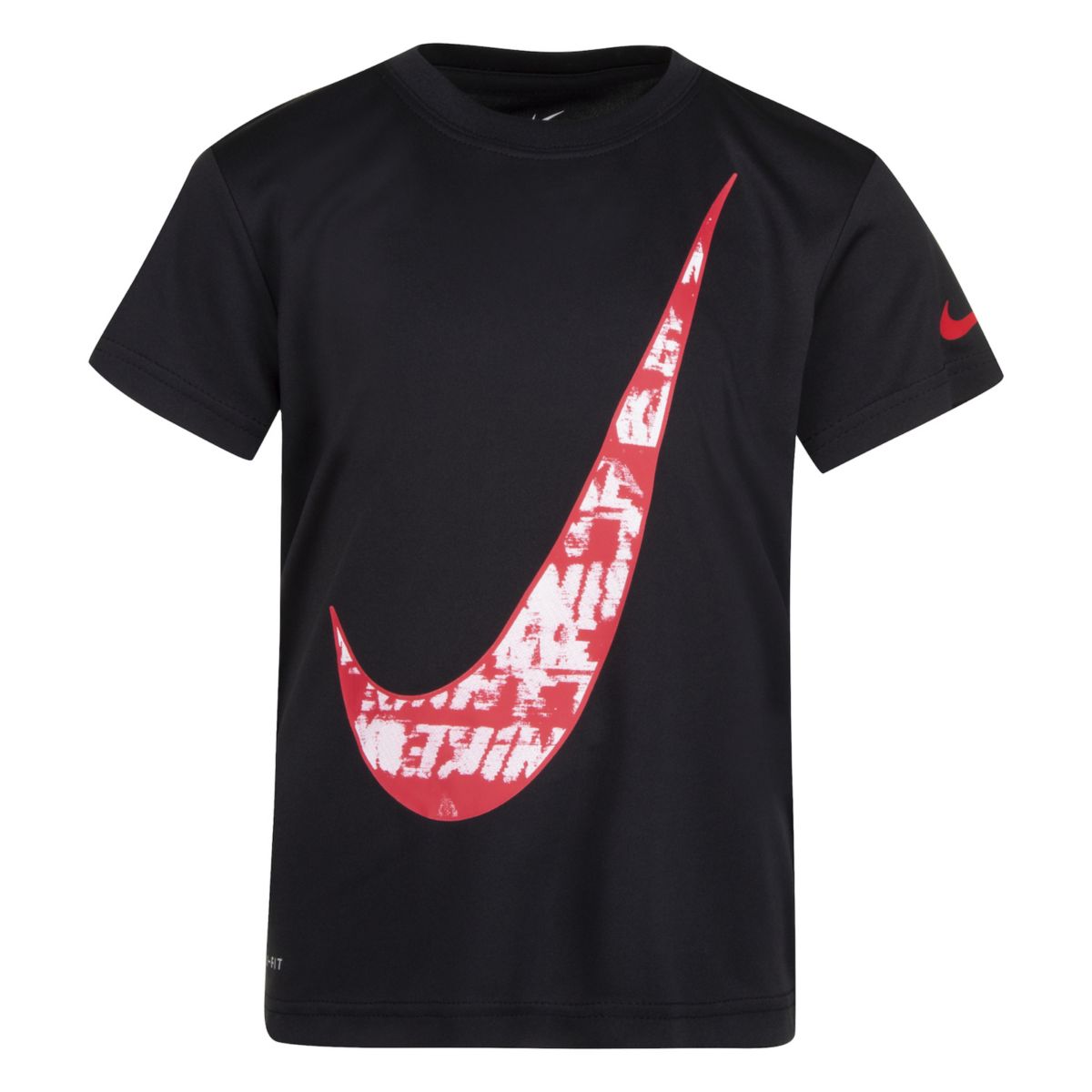 Вертикальная футболка с логотипом Nike Dri-Fit для мальчиков 4–7 лет Nike