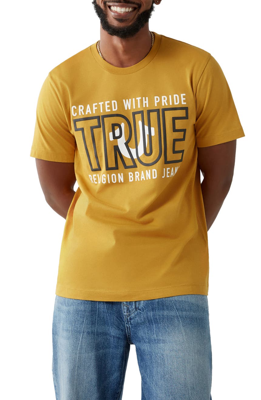 Футболка с короткими рукавами и круглым вырезом True Pride TRUE RELIGION BRAND JEANS