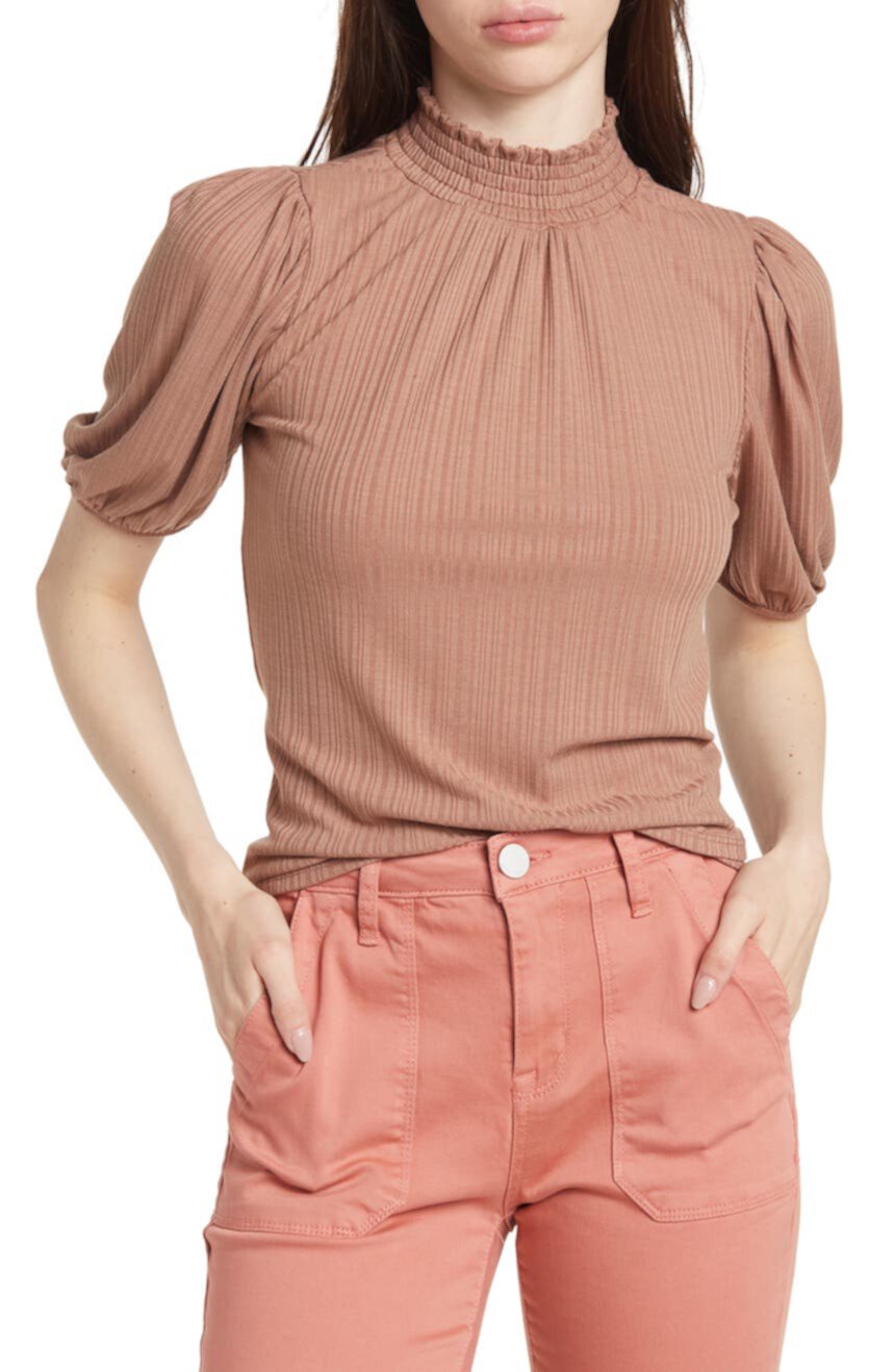 Блуза с воротником-стойкой имитацией рюшей W5 CONCEPTS