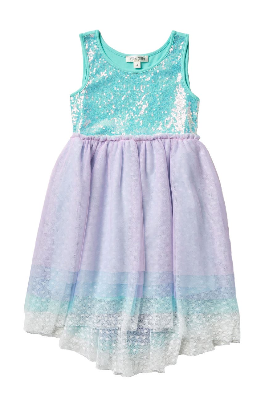Радужное многоярусное платье-пачка Ava & Yelly
