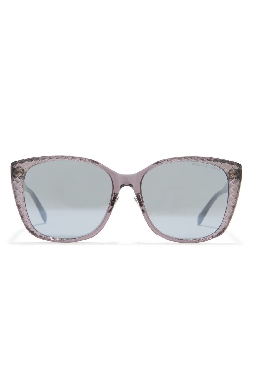 Квадратные солнцезащитные очки 56 мм Bottega Veneta