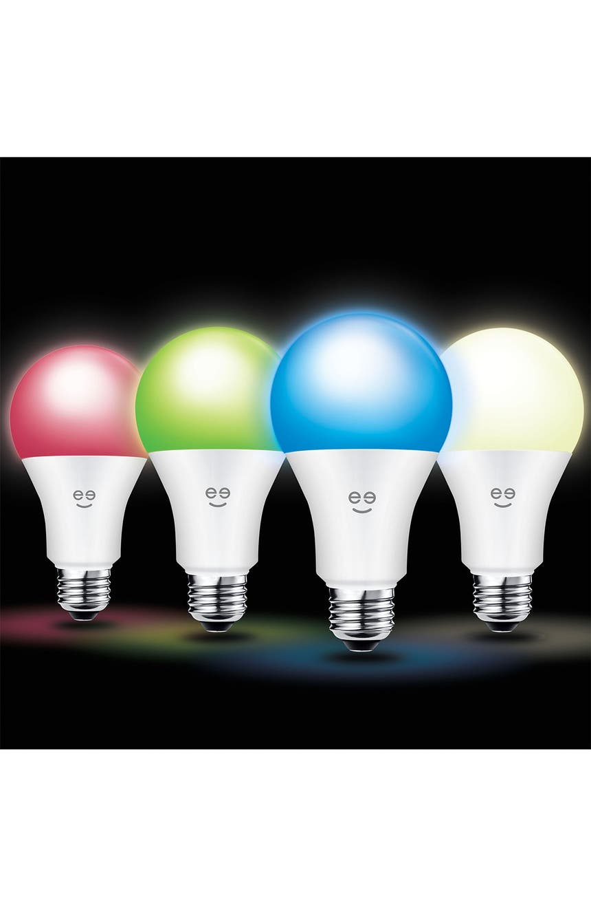 Geeni Prisma 1050 Smart Wi-Fi Светодиодные лампы, меняющие цвет - набор из 4 штук Merkury Innovations