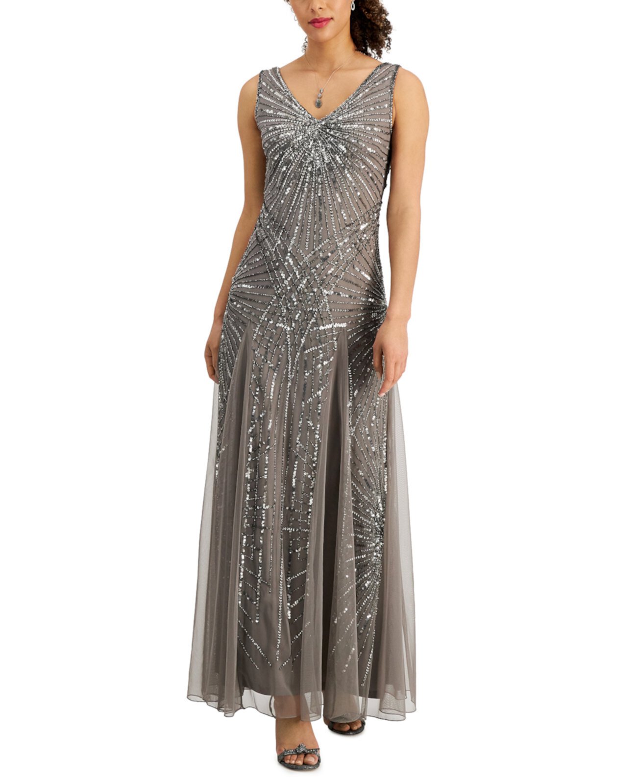 Женское расшитое бисером платье с пайетками J Kara