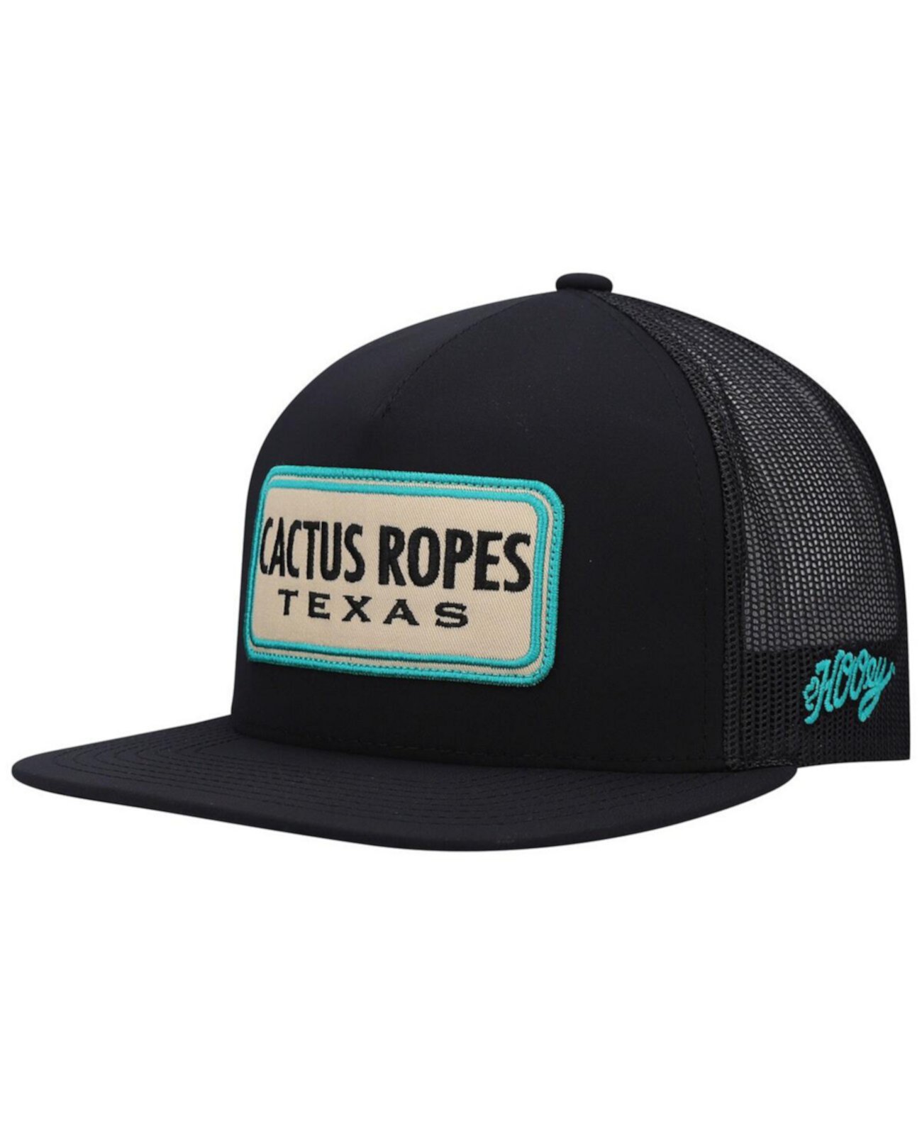 Бейсболка Hooey Черная Cactus Ropes Тракер Snapback Hooey