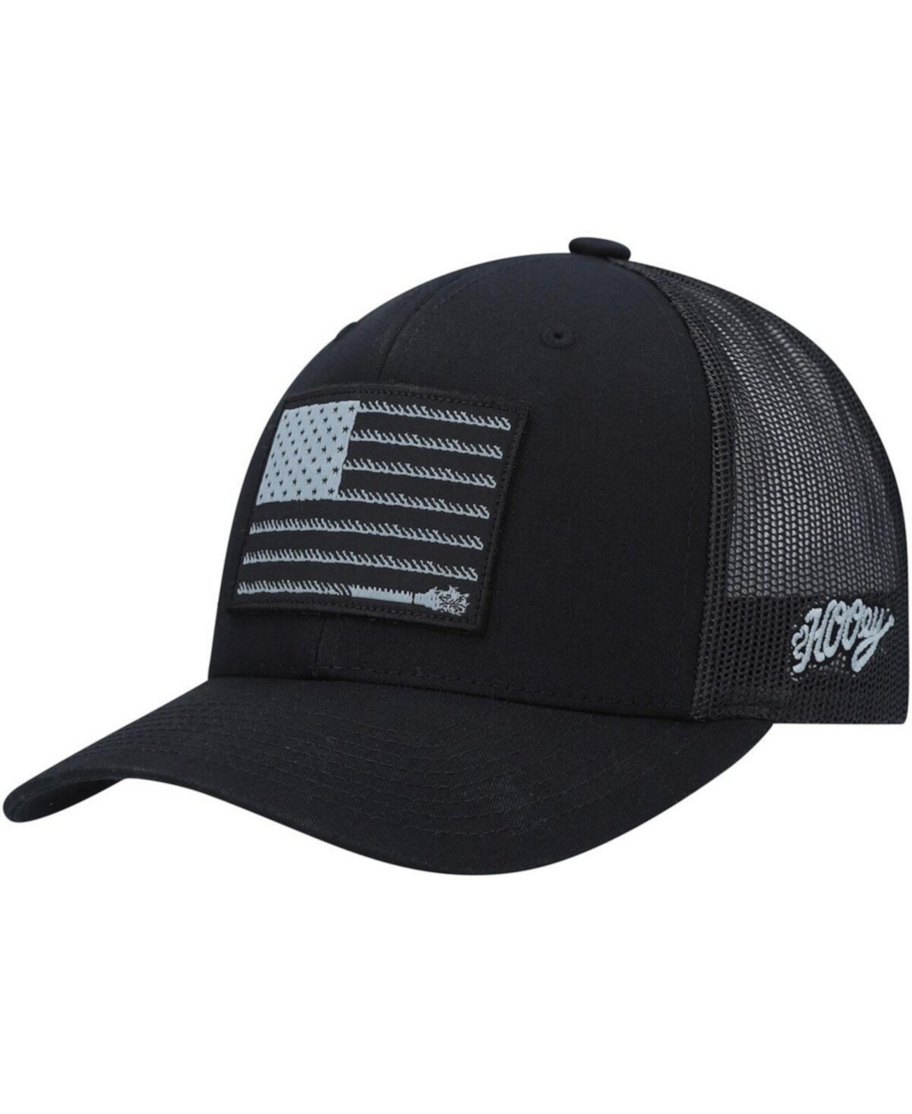 Бейсболка Hooey Men's Liberty Roper Trucker Adjustable Snapback - Черная Hooey