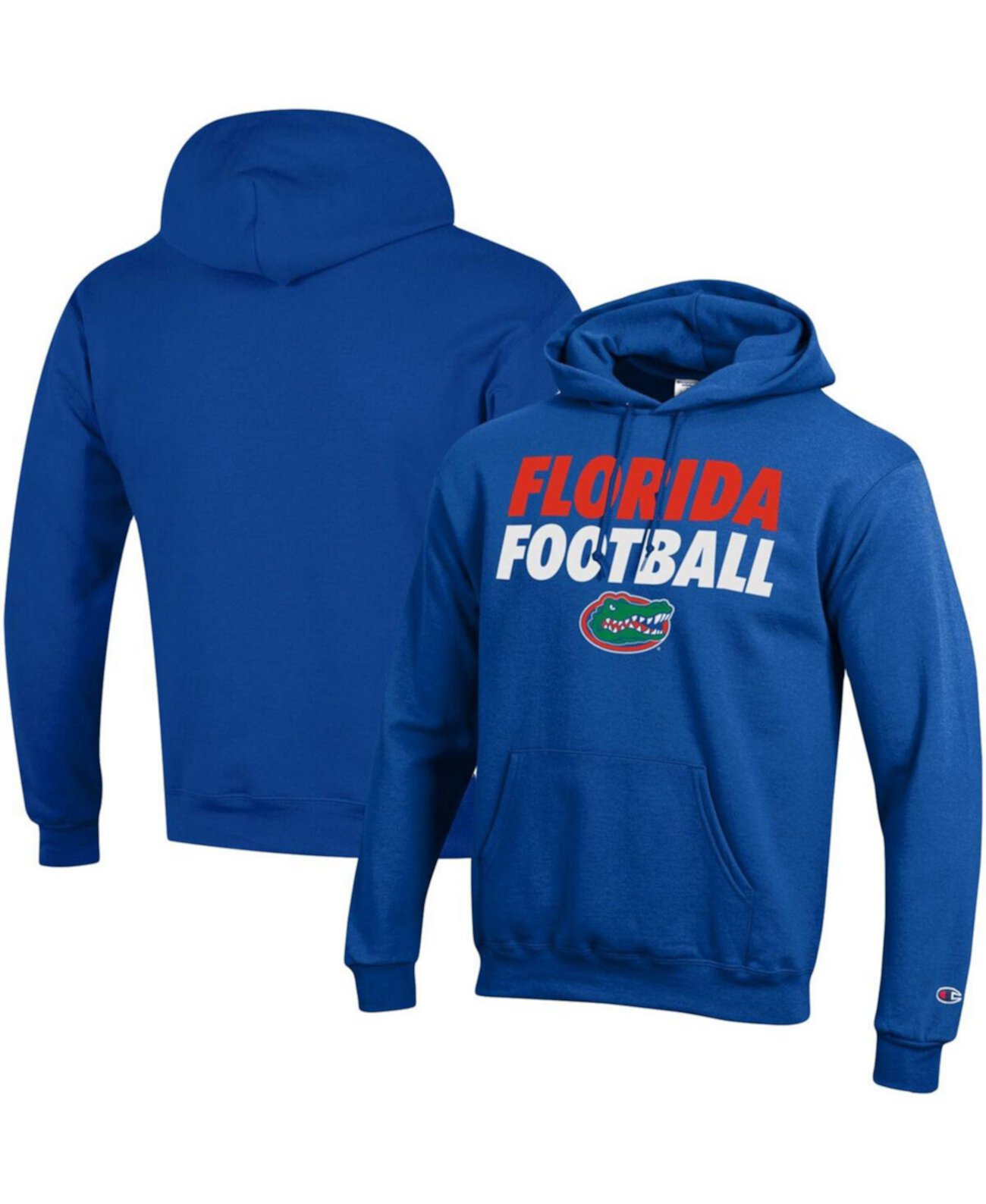 Мужская футболка с капюшоном Royal Florida Gators Game Ready Football Pullover Champion