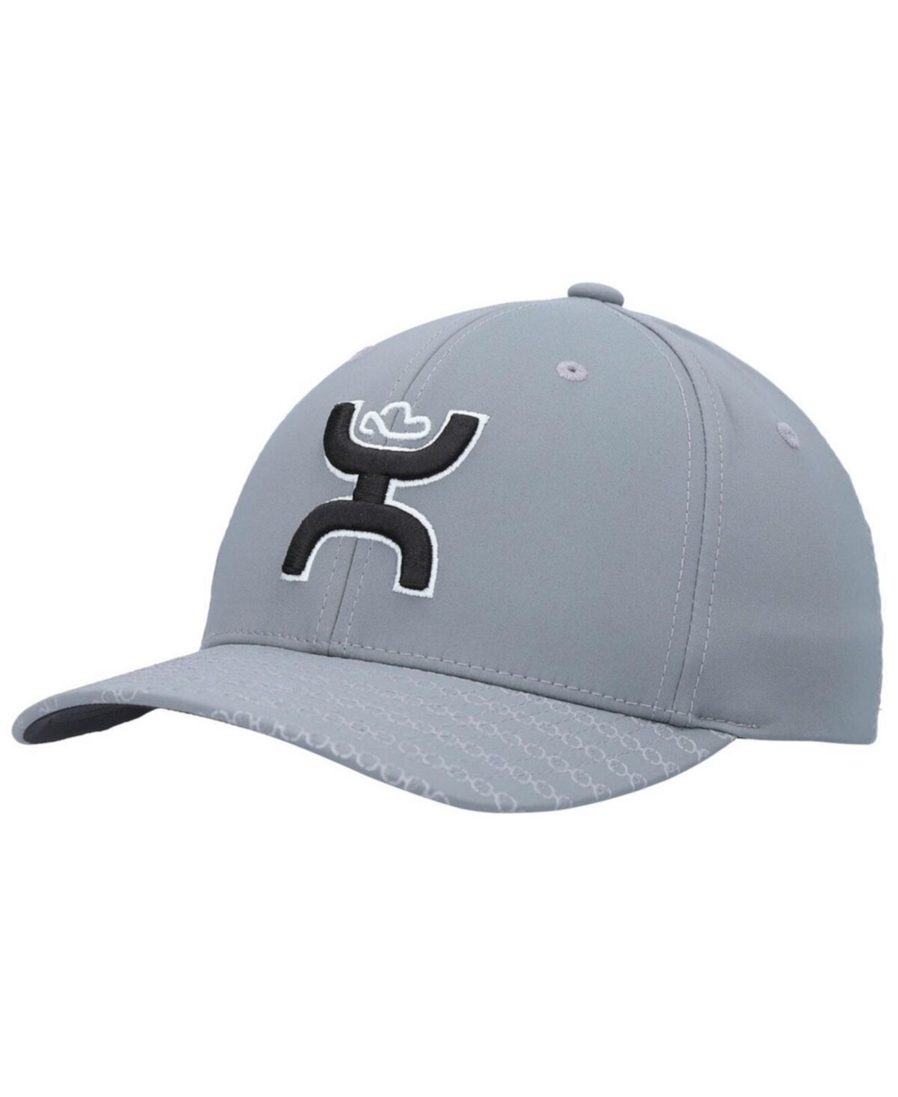 Бейсболка Hooey Men's Gray Solo Flex Hat Hooey