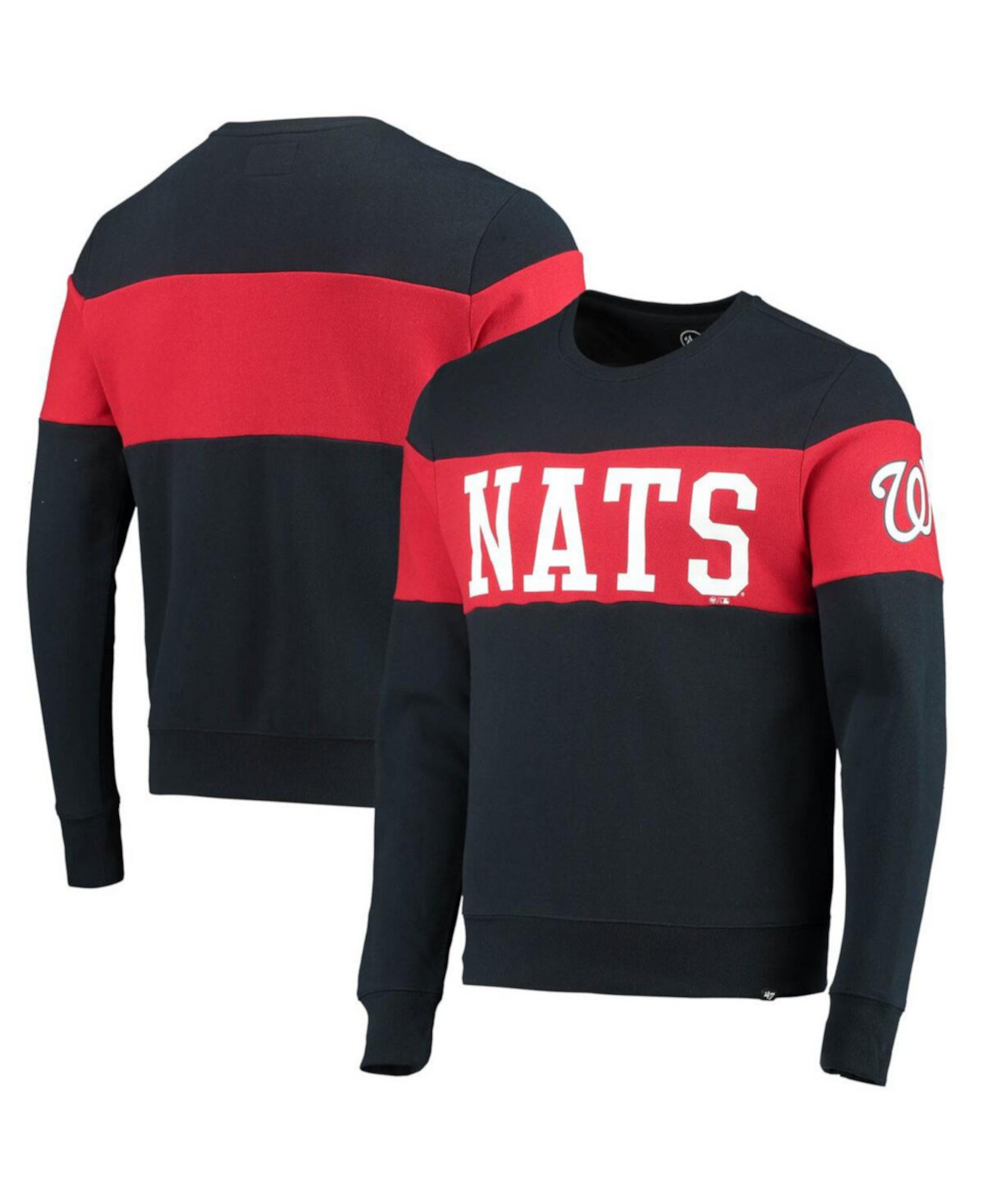 Мужская толстовка '47 Navy Washington Nationals Interstate Pullover Толстовка '47 Brand