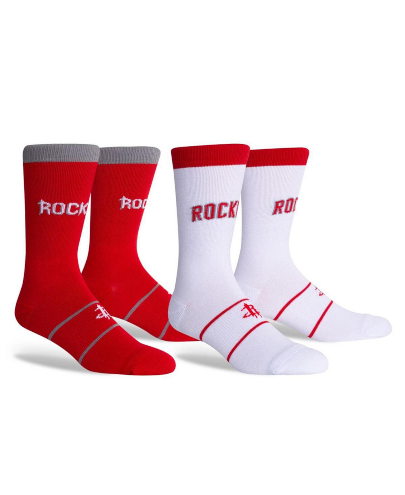 Комплект из двух пар мужских носков для дома и на выезде Houston Rockets для экипажа PKWY