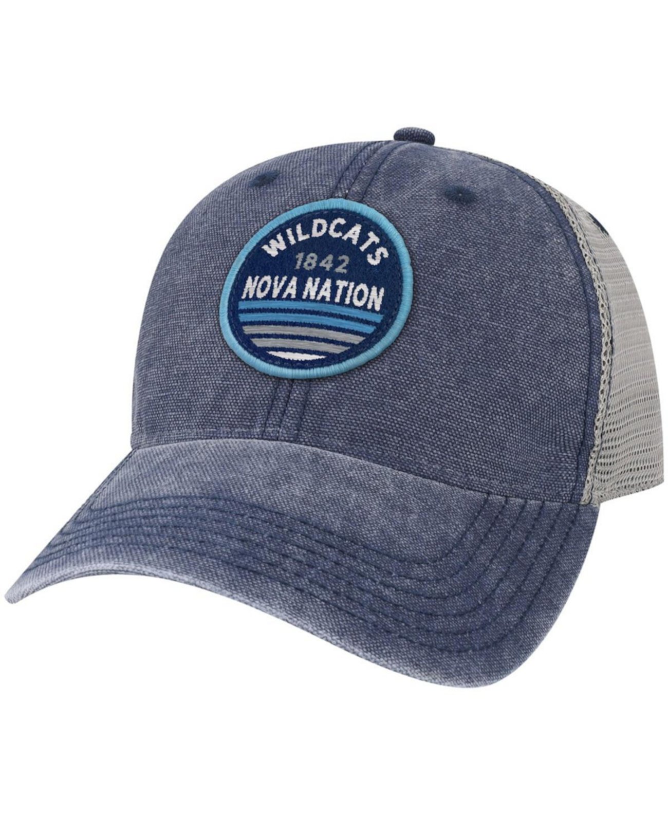 Мужская синяя кепка Trucker Snapback с логотипом Villanova Wildcats Legacy Athletic