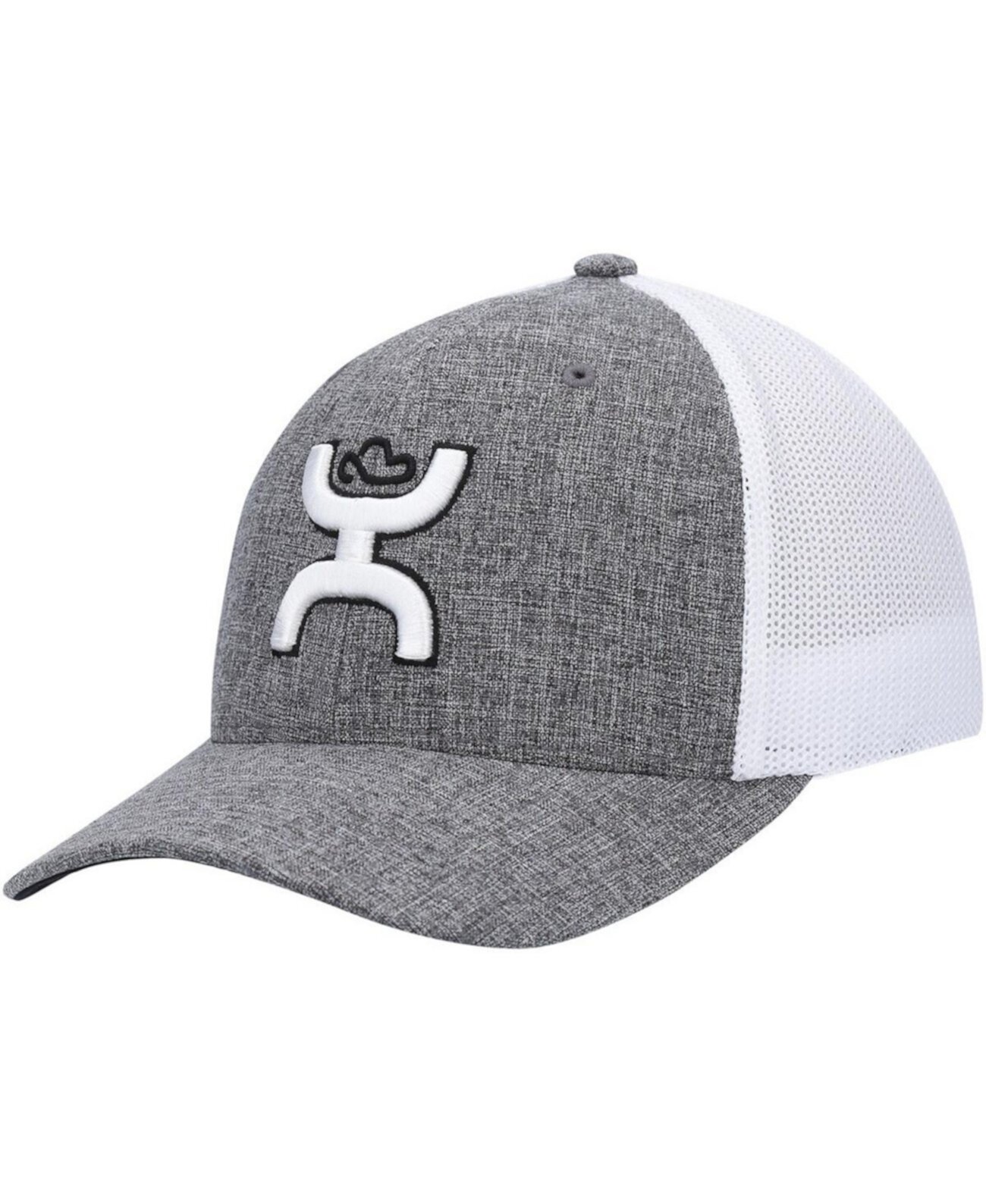 Мужская шляпа цвета «Heather Charcoal», белая кепка Cayman Flex Hooey