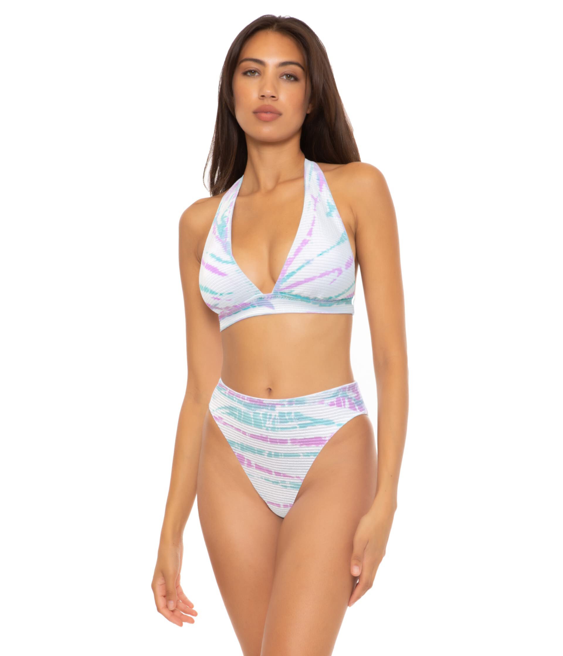 Iconic Danielle Pucker Rib High-Waist Bottoms Becca