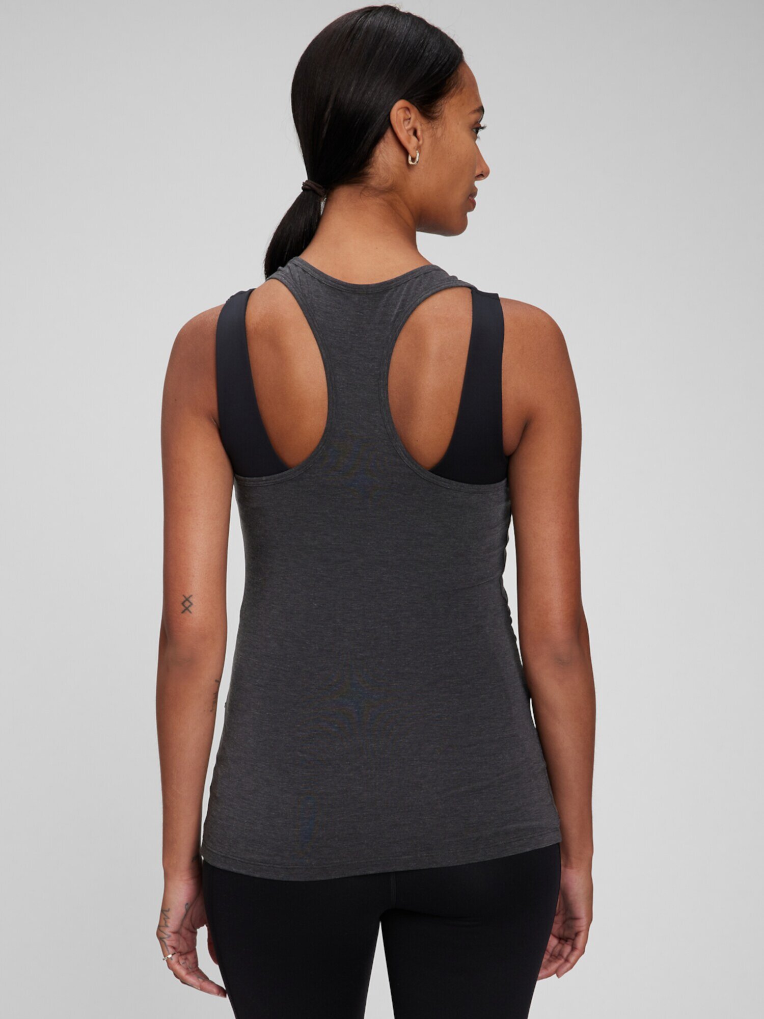 maternity gapfit breathe racerback tank top