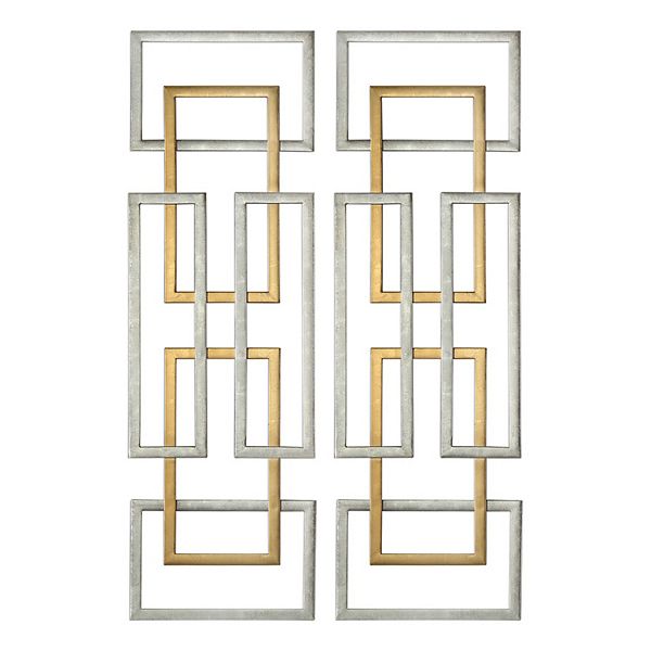 Uttermost Aerin Geometric Wall Art 2-piece Set Uttermost