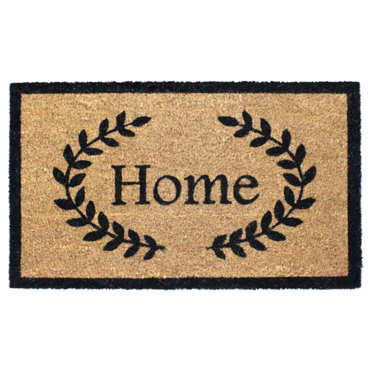 RugSmith Home with Leaves Doormat - 18'' x 30'' RugSmith