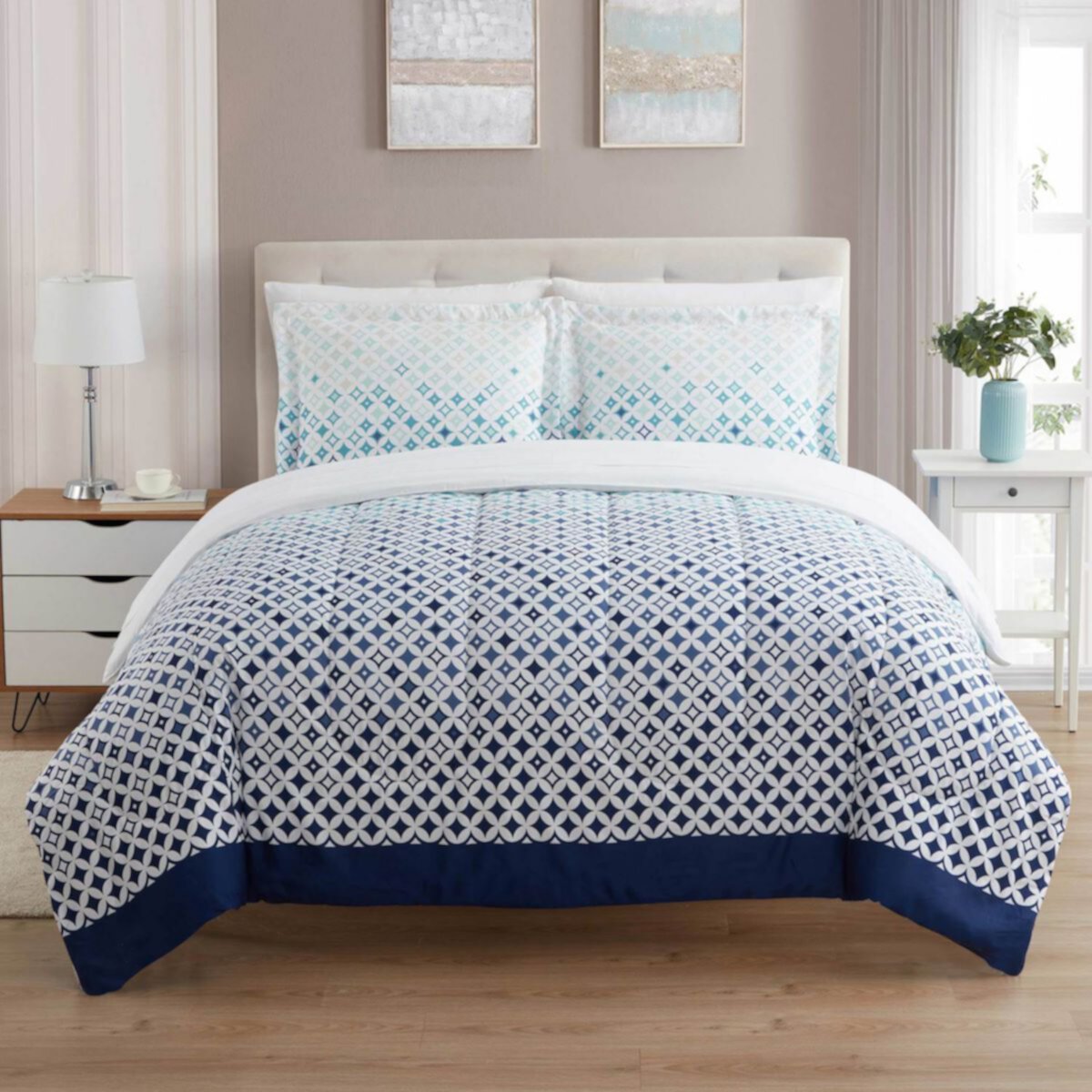 Sweet Home Collection Genova Comforter Set with Sheets Sweet Home Collection