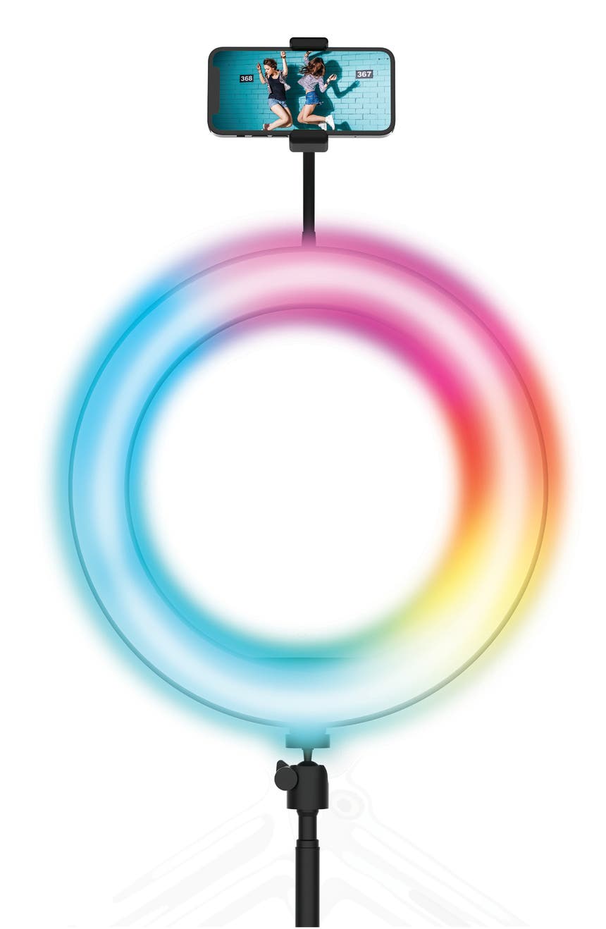 12-дюймовый кольцевой светильник с изменяющимся цветом BROOKSTONE
