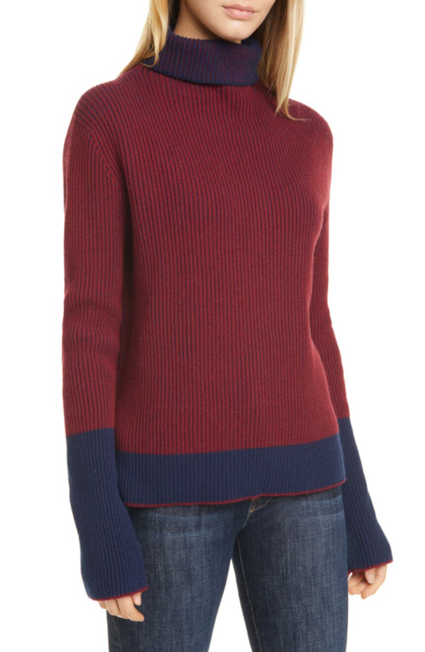 Кашемировый свитер с высоким воротником AAA LA LIGNE