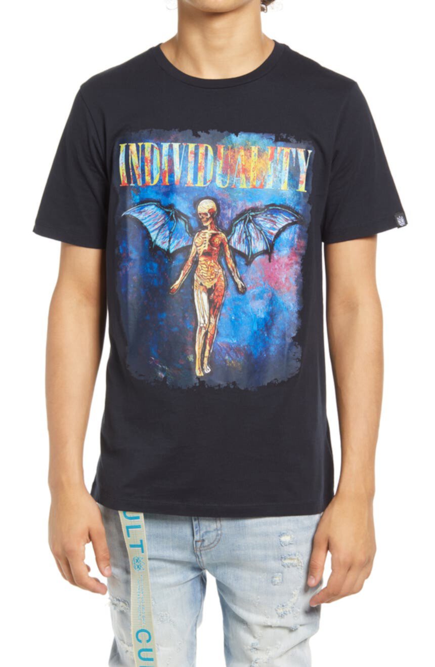 Хлопковая футболка с рисунком Angel Cult Of Individuality