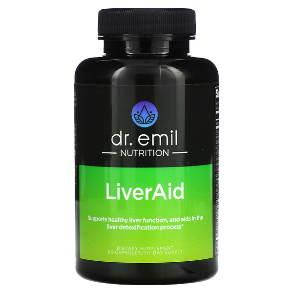 LiverAid, 60 капсул Dr. Emil Nutrition