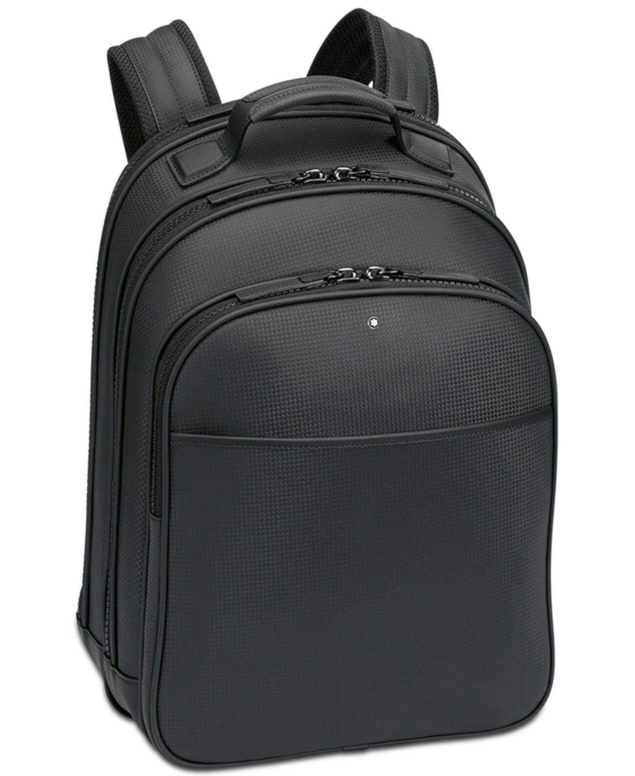 Extreme Rucksack Маленький черный кожаный рюкзак Montblanc
